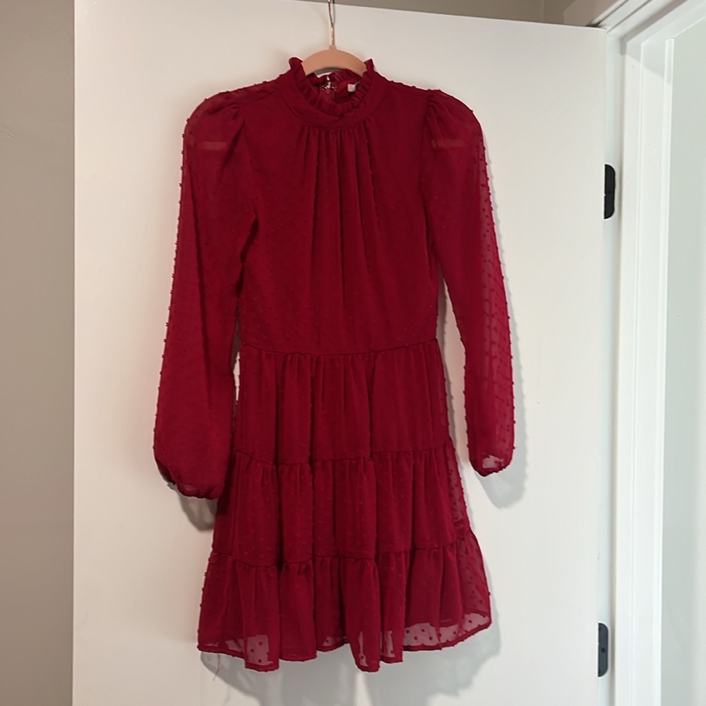 Francesca’s XXS Red Dress - Picture 3 of 4